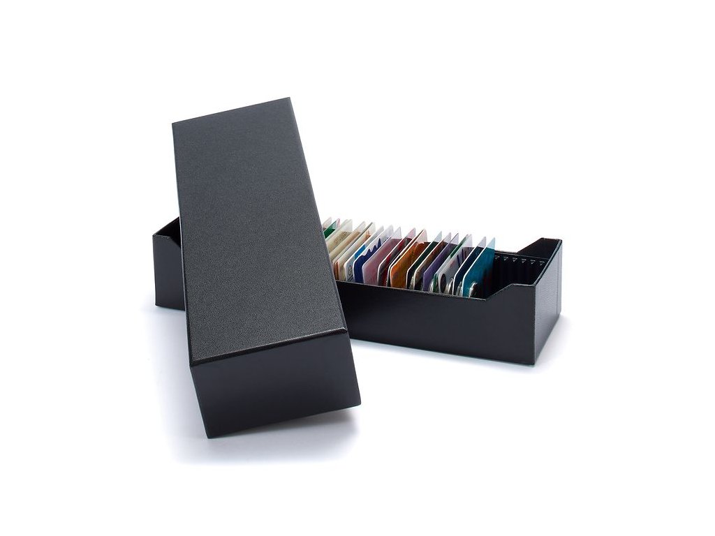 logik archive box for 40 gold bars in blister packaging or coincards horizontal black