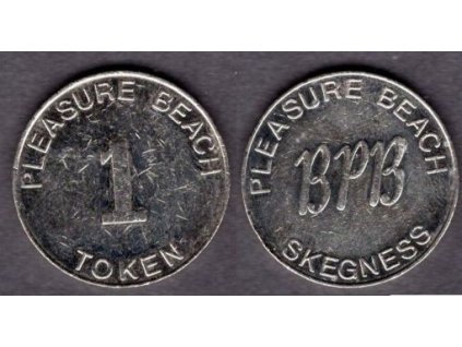 VELKÁ BRITÁNIE. Skegness. Žeton do automatu (v zábavním parku). 1 token. BPB.