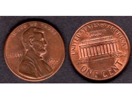 USA. 1 cent 1995/D.