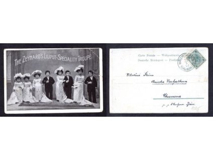 ZEYNARD. Liliputaner Specialitäten-Truppe. 1902.