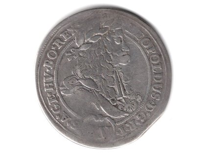 Leopold I. XV Kreuzer 1695 / KB. Kremnica. Ag.