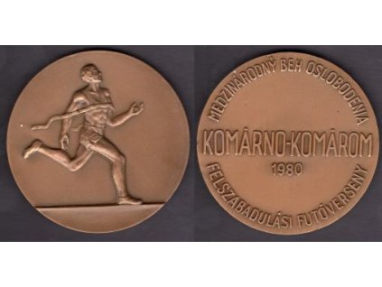 KOMÁRNO / Komárom. Medzinárodný beh oslobodenia. 1980.