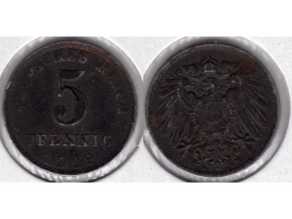 NĚMECKO. 5 Pfennig 1919/A.
