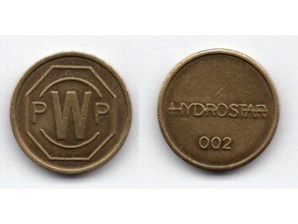 NĚMECKO. Žeton do automyčky. PWP. Hydrostar 002.