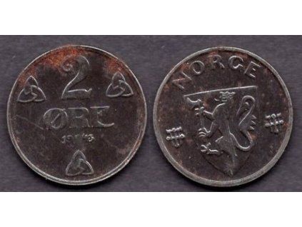 NORSKO. 2 öre 1943. KM-394