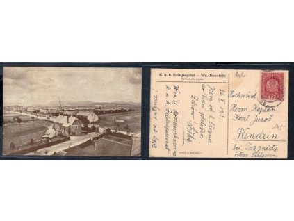 WIENER NEUSTADT. K.u. k. Kriegsspital. 1918.