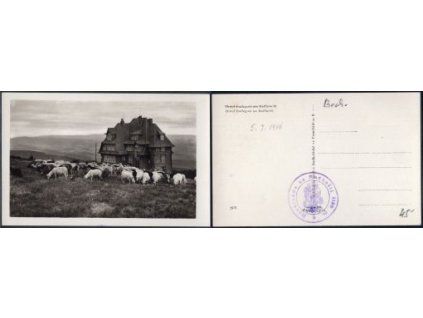 BESKYDY. Hotel Radegost na Radhošti. 1946.