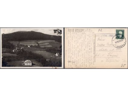 TEPLICE NAD BEČVOU. Pohled se Svrčova. 1931.