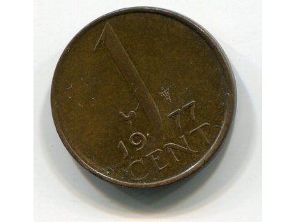 NIZOZEMÍ. 1 cent 1977.