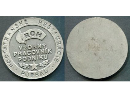 POPRAD. Podtatranské reštaurácie. Vzorný pracovník podniku. ROH.