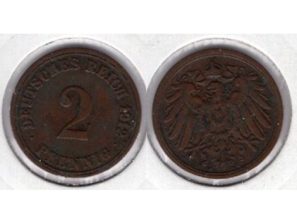 NĚMECKO. 2 Pfennig 1912/A.