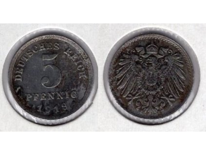 NĚMECKO. 5 Pfennig 1919/E.