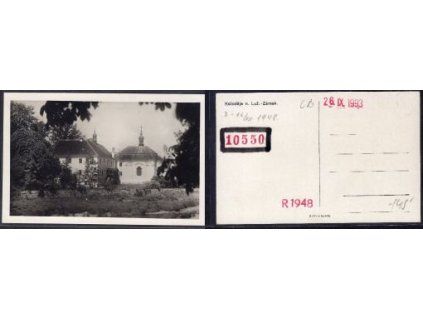KOLODĚJE NAD LUŽNICÍ - ZÁMEK - ROK 1948