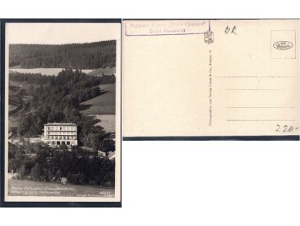 DOLNÍ HOLČOVICE. Erholungsheim Goldoppatal.