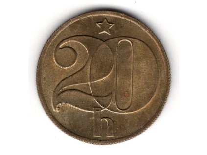 ČESKOSLOVENSKO. 20 haléřů 1983.