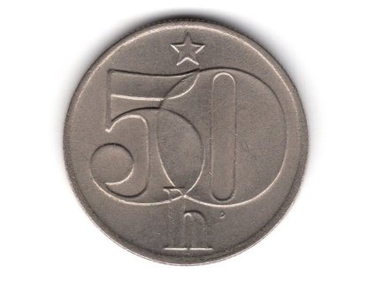 ČESKOSLOVENSKO. 50 haléřů 1989.