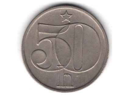 ČESKOSLOVENSKO. 50 haléřů 1984.