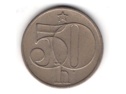 ČESKOSLOVENSKO. 50 haléřů 1983.