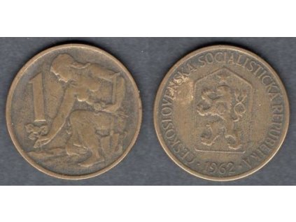 ČESKOSLOVENSKO. 1 koruna 1962.