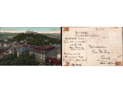 BRNO. Panorama vom Dom (St. Peter)