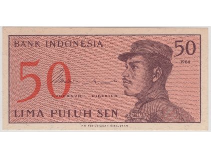 INDONÉSIE. 50 sen 1964.