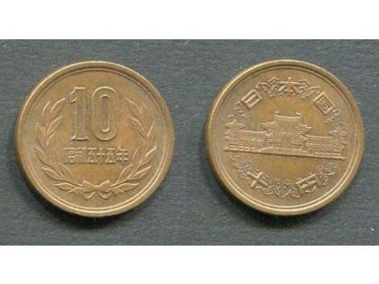 JAPONSKO. 10 yen 1980/55.