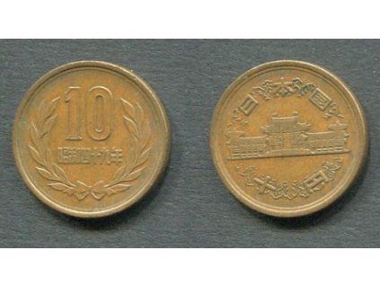 JAPONSKO. 10 yen 1974/49.