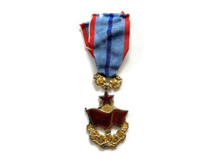 ČSR. Řád rudého praporu práce. Číslo 1590. Ag.