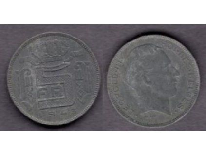 BELGIE. 5 francs 1943. BELGES.