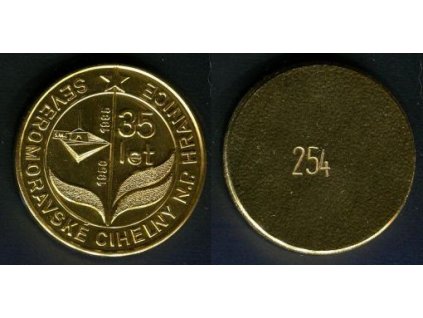 HRANICE. Severomoravské cihelny Hranice n.p. 35 let. 1950-1985.