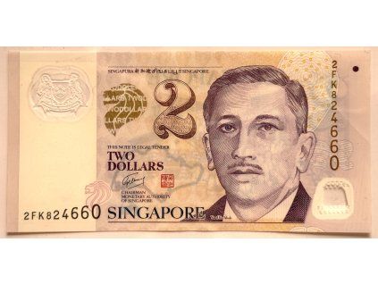 SINGAPUR. 2 dollars.