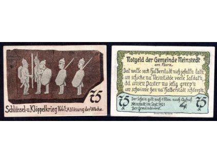 NEINSTEDT a. M. 75 Pfennig, 3 ks.