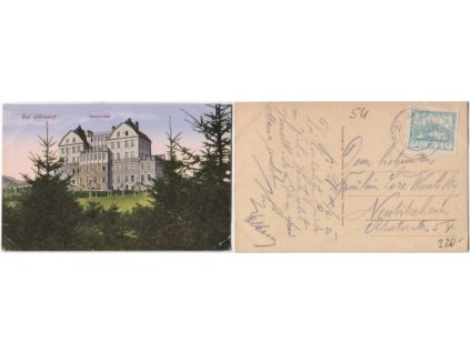 VELKÉ LOSINY / Bad Ullersdorf. Sanatorium.