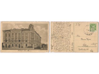 ZÁBŘEH na Moravě. České gymnasium.