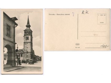 DOBRUŠKA. Masarykovo náměstí.