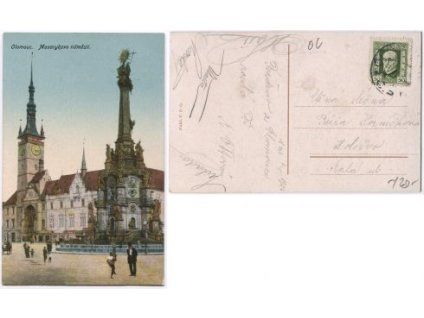 OLOMOUC. Masarykovo náměstí.