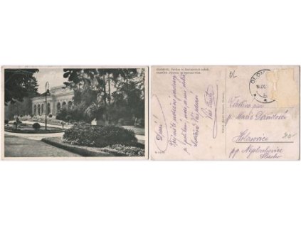 OLOMOUC / Olmütz. Pavilon ve Smetanových sadech.