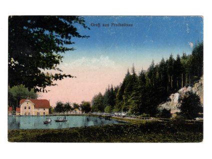 HÁJ VE SLEZSKU / Freiheitsau. Gruss aus Freiheitsau.
