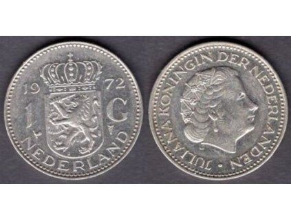NIZOZEMÍ. 1 gulden 1972.