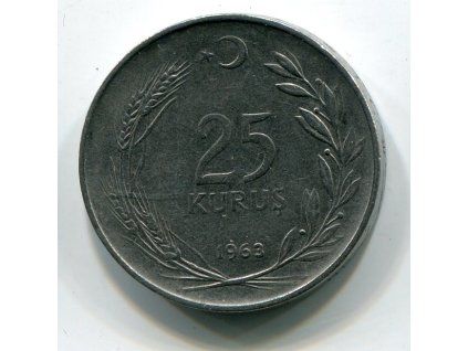 TURECKO. 25 kurus 1963. KM-892.2