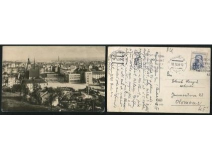 PARDUBICE. Celkový pohled. 1955.