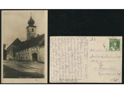 TRHANOV. Zámek. 1932.