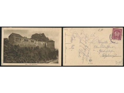 CHEB. Starý hrad. 1918.