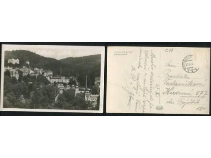 MARIÁNSKÉ LÁZNĚ. Celkový pohled. 1948.