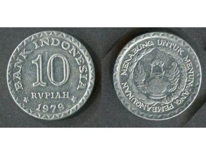 INDONÉSIE. 10 rupiah 1979. KM-44