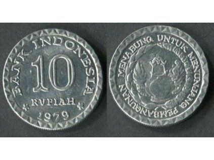 INDONÉSIE. 10 rupiah 1979. KM-44
