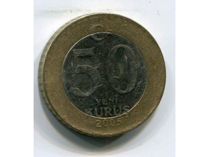 TURECKO. 50 kurus 2005. KM-1168