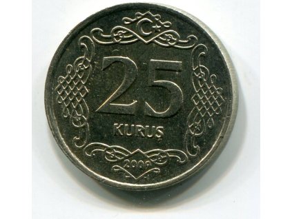 TURECKO. 25 kurus 2009. KM-1242