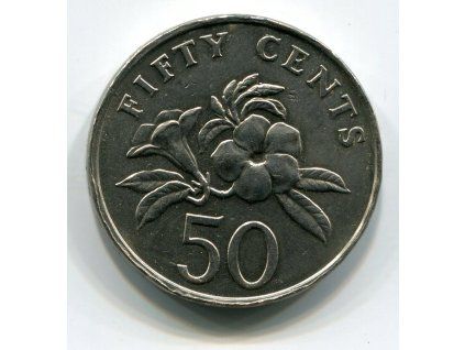 SINGAPUR. 50 cents 1990.