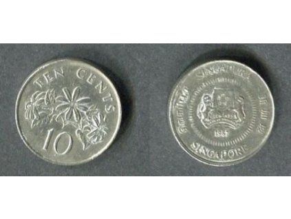 SINGAPUR. 10 cents 1987. KM-51